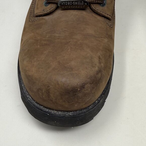 Rockport Waterproof Chukka Boots Mens 13 N Narrow Brown Leather Preppy Gorpcore - Picture 6 of 16